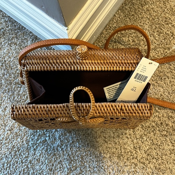 Anthropologie straw summer bag NWT - Picture 2 of 3